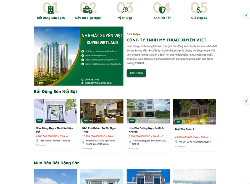Bất Động Sản Xuyên Việt